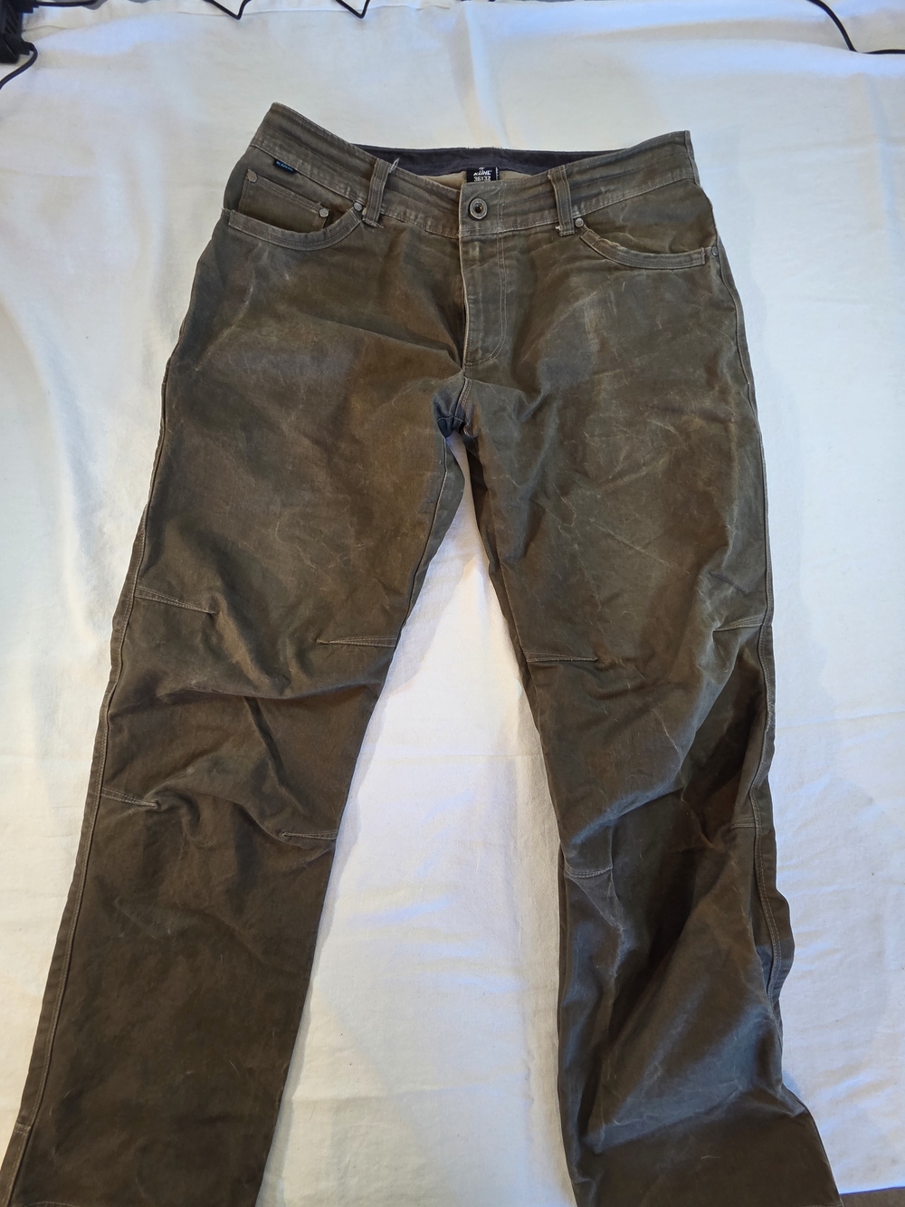 Kuhl Vintage Patinadye Men's Brown Work-Style Pants